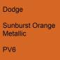 Preview: Dodge, Sunburst Orange Metallic, PV6.